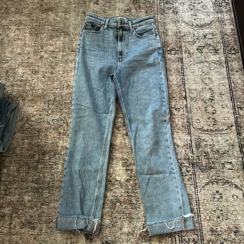 PAIGE High Rise Cindy Jean in light medium wash